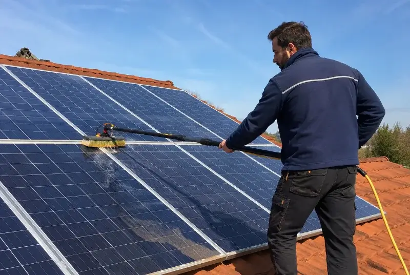Nettoyage et entretien de panneaux solaires à Plaudren